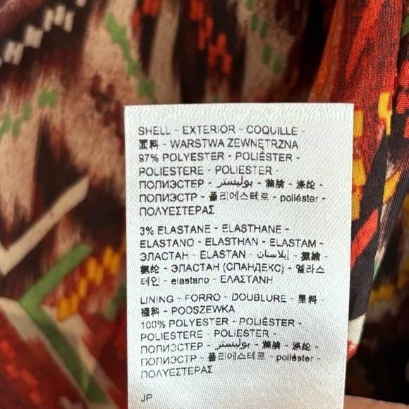 DESIGUAL Sz 38 Jacket Moto Style Floral Pattern Quilted Shoulders Unique Lining - Picture 15 of 16